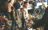 The vegetable market in Ramallah after the incident on 4 Jan. 07. Photo: 'Abbas Mumani, AFP