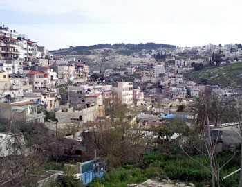Al-Bustan, in Silwan. Photo: Noam Preiss, B'Tselem, 19 March   2009.