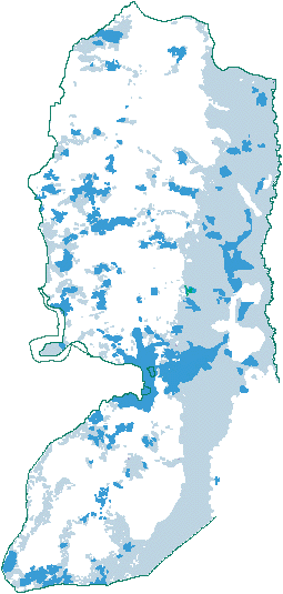 Areas of settlement jurisdiction, courtesy of BTselem