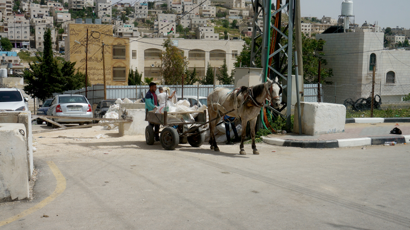 Barrier near Worshippers’ Road