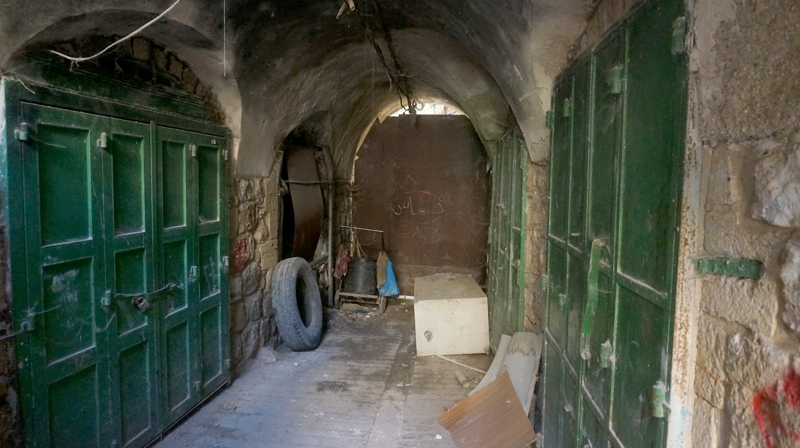 Another barrier in the Shalalot area.