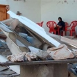 <p>[7611] 3  An asbestos ceiling that collapsed following the Israeli air force's deliberate breaking of the sound barrier, injuring some members of the Abu Jazia family, Gaza Strip, 30 June 2006.</p><p>Photo credit: Zaki Kheil, B'Tselem</p>