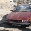 <p>[10213] 30  Cars vandalized in Hebron. Settlers are suspected of the act. 30 November 2008.</p><p>Photo credit: Musa Abu Hashhash, B'Tselem</p>