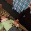 <p>[10168] 16  The mother, Sonia, and her disabled daughter, Dalal. Israel refuses to allow them to return to the West Bank, keeping them separated from the father. </p><p>Photo credit: Muhammad Sabah, B'Tselem</p>