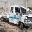 <p>[10475] 26 Jan Operation Cast Lead: Bakr Abu Halima said he was fired at while in his car transporting wounded to hospital in Beit Lahiya, 4 January 2009. </p><p>Photo credit: Khaled 'Azayzeh, B'Tselem</p>