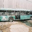 <p>[6474] 1  The remains of a bus destroyed by a suicide bomber. Eight people were killed in the attack which was carried out on February 22, 2004.</p><p>Photo credit: Ayelet Even-Nur</p>