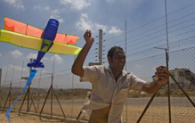 Bassem Abu Rahma in a demonstration in Bil'in. Photo: Oren Ziv, activestills.org, 25 July 2008. Bassem Abu Rahma in a demonstration in Bil'in. Photo: Oren Ziv, activestills.org, 25 July 2008.