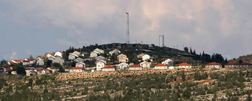 The settlement of Itamar. Photo: Abed Omar Qusini, Reuters, 12 March 2011