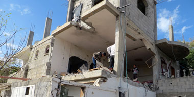 The Abu Sbeikhah family home today. Photo: Muhammad Sabah, B'Tselem.