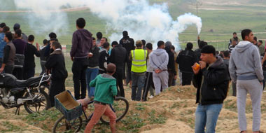 Site of incident on Route 60, by village of Beitin. Photo: Iyad Hadad, B&rsquo;Tselem, 12 March 2014.