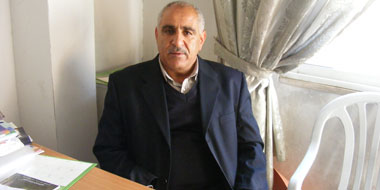 Salem Abu Mfareh, Tuqu&rsquo; high school principal. Photo: Suha Zeid, B'Tselem, 12 Dec. 2012