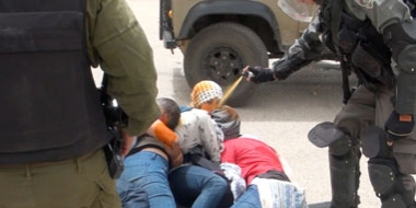 Police pepper-spray demonstrators. Still from video