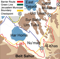 The village of Nu'man and it's surroundings