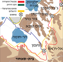 מפת האזור