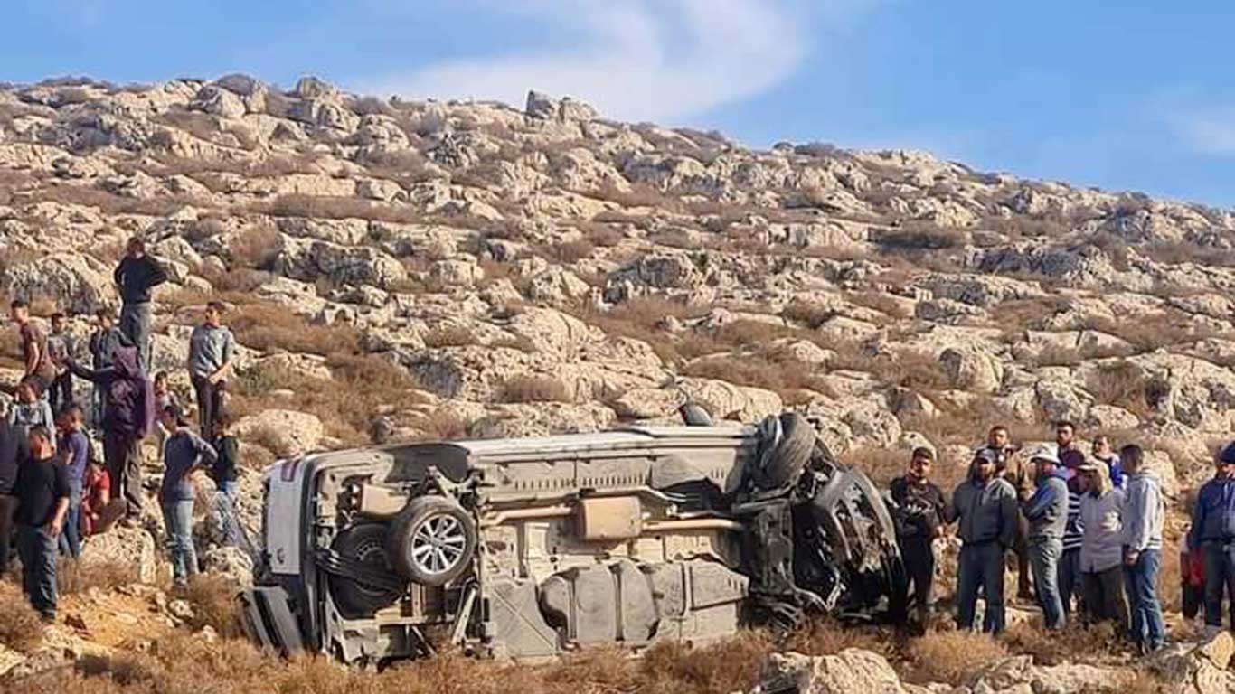  Raed Kharaz’s car after the attack. Photo courtesy of the family.
