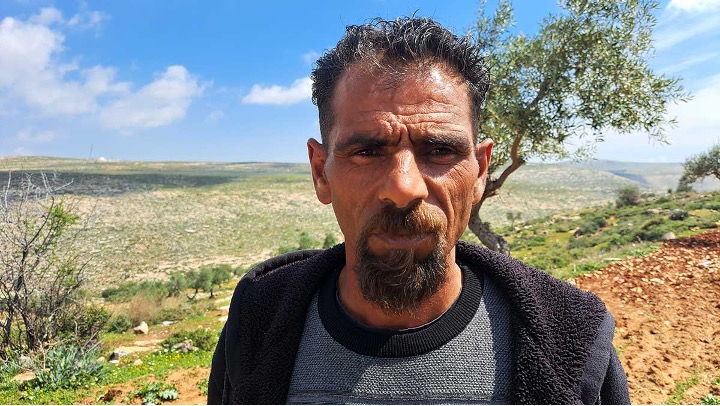 Khairi M’aali. Photo: Iyad Hadad, B’Tselem, 16 Mar. 2023  