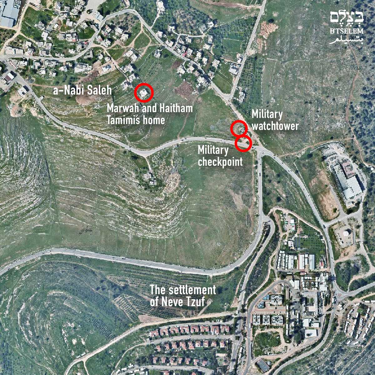 Map of the area