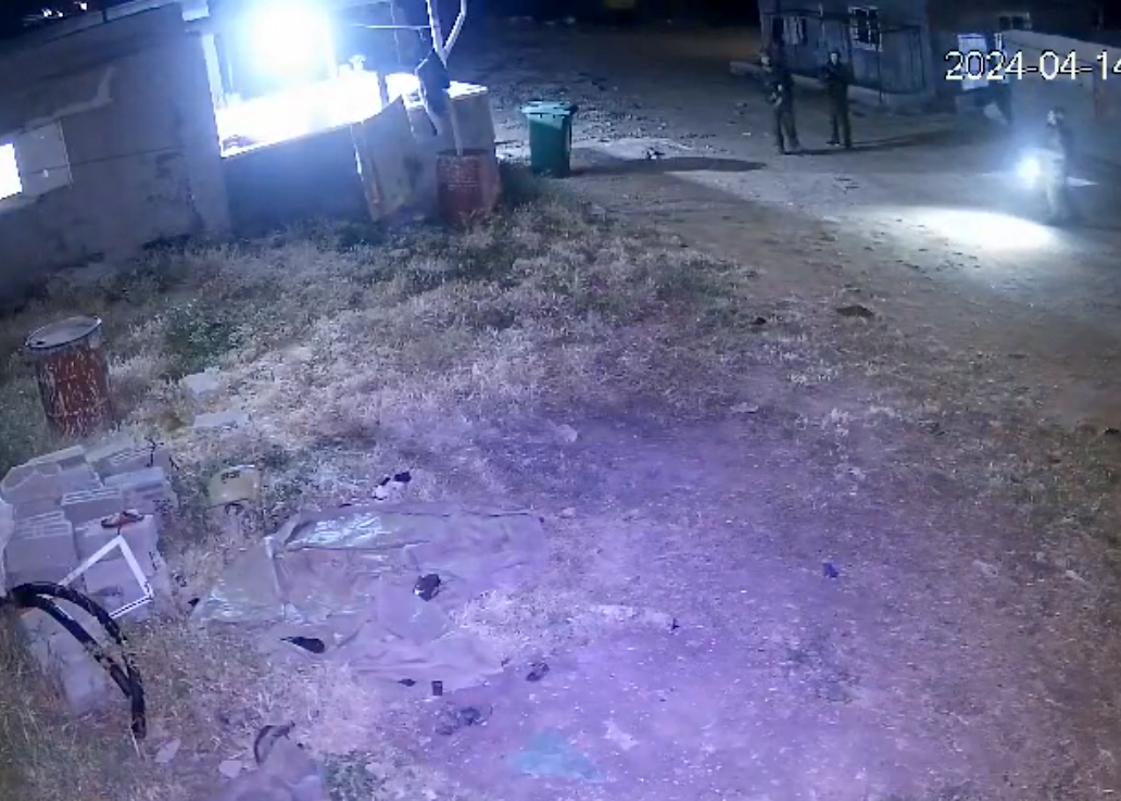 החיילים בשטח הקהילה. התמונה באדיבות התושבים