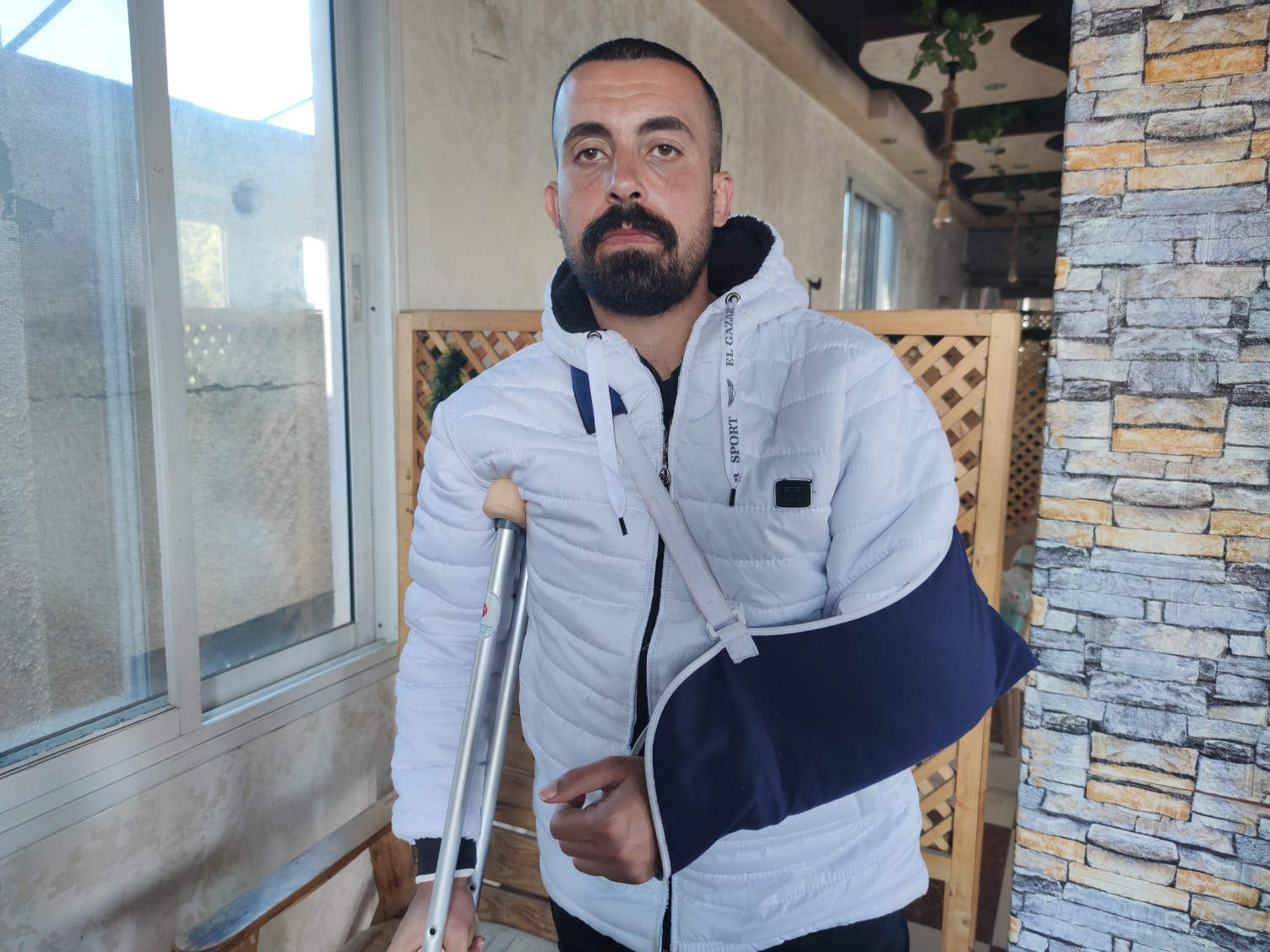 ‘Abd al-Qader Tafesh several months after his release. Photo: Olfat al-Kurd, B’Tselem, 7 Feb. 2024