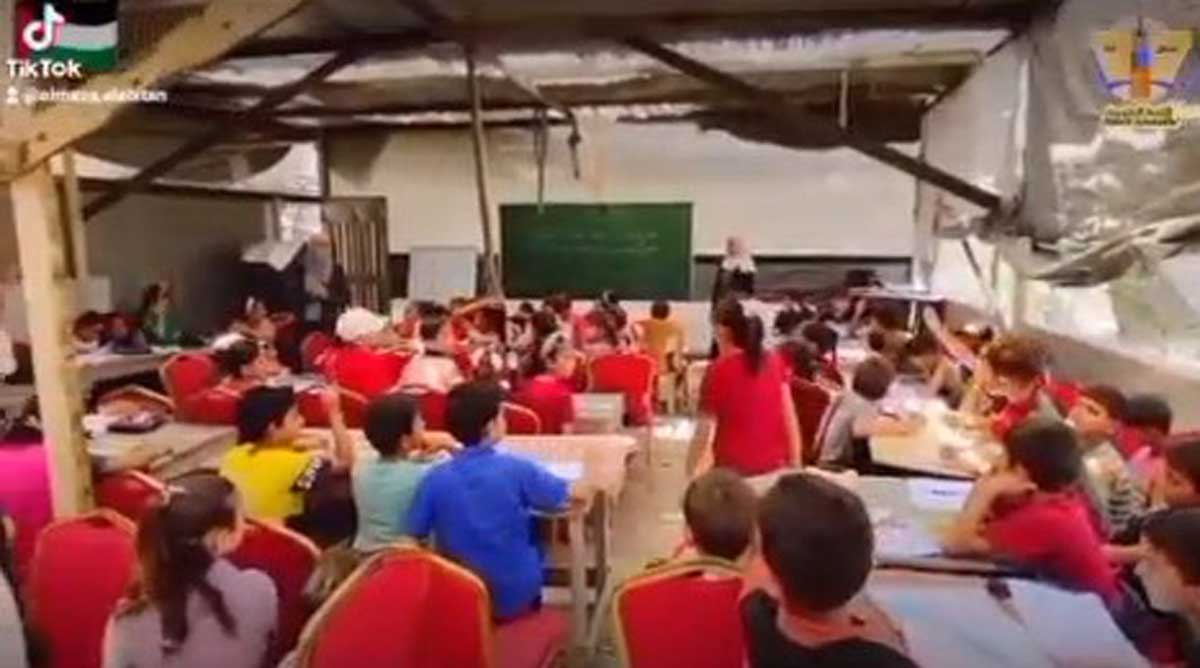 Almaza a-Sultan in the learning center she established. Photo courtesy of a-Sultan 