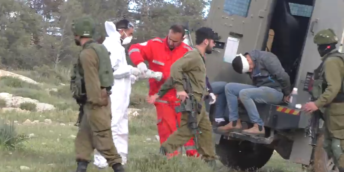 א-תוואני, דרום הר חברון,  28.3.20: מתנחלים פלשו לשטח בבעלות תושבי הכפר. 