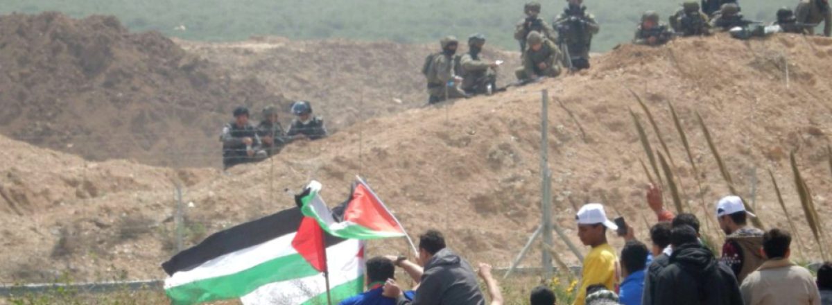 ההפגנות ליד גדר המערכת, 30.3.18. צילום: אולפת כל-כורד, בצלם