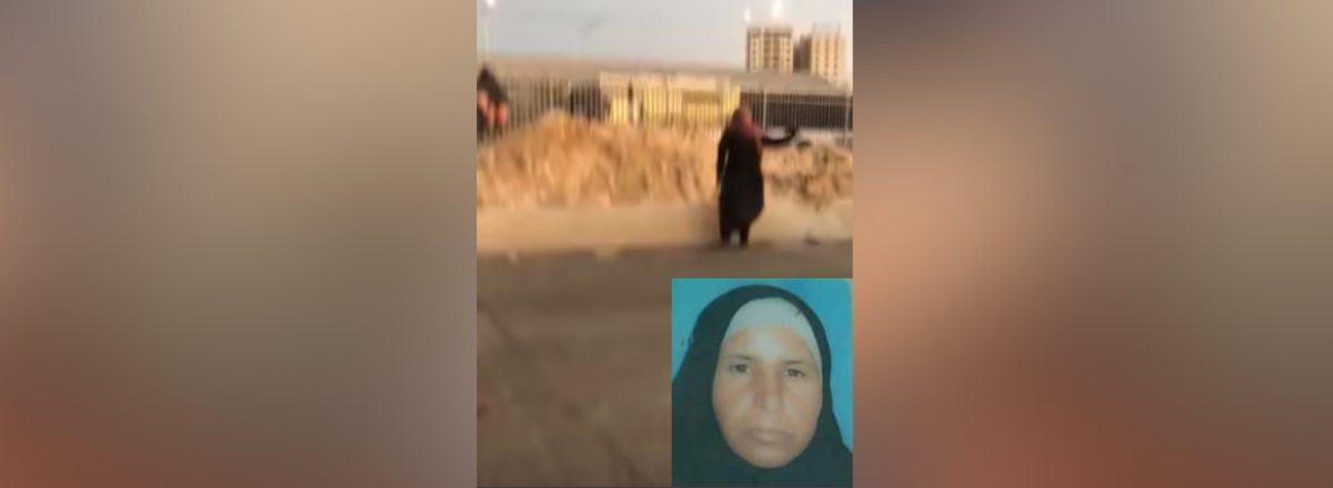 Nayfeh Ka’abneh. Background: the moment  of firing at Ka’abneh at the Qalandiya checkpoint. Still from video