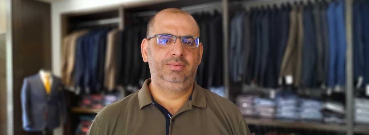 Husam Mahdi. Photo by Khaled al-'Azayzeh, B'Tselem, 5 July 2021