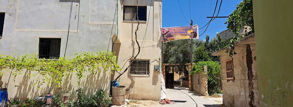 منزل عائلة رفيق غانم في جبع. تصوير: عبد الكريم سعدي، بتسيلم، 7.7.22