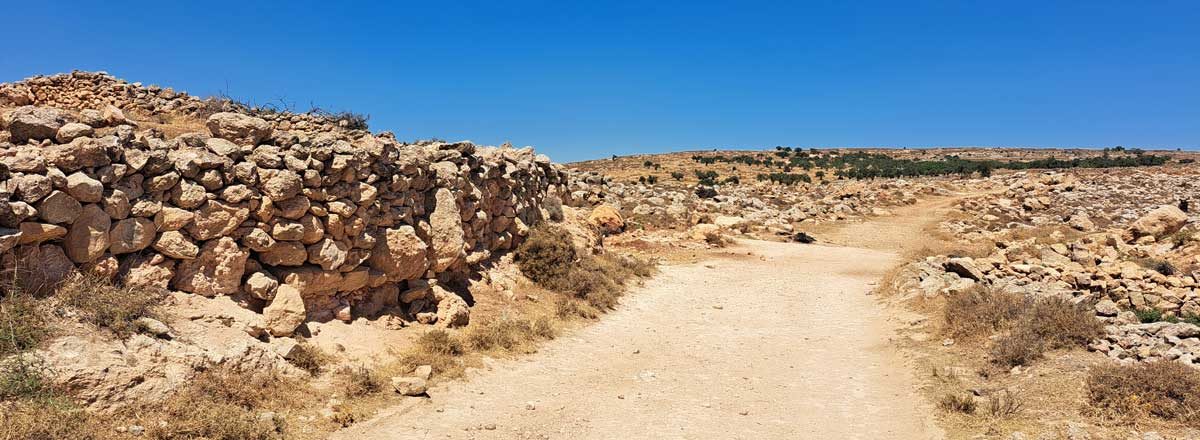 The unpaved road where settlers shot and killed Qusai Mu’tan. Photo: Iyad Hadad, B'Tselem 