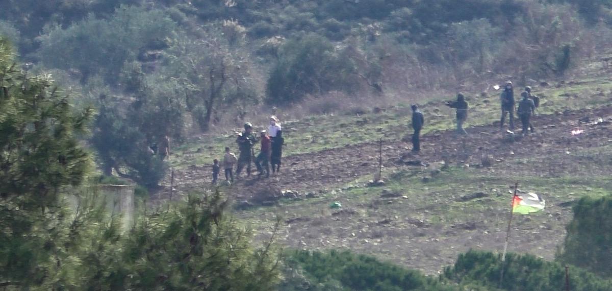 Settlers escorted by soldiers drive farmers out of their ...