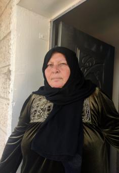 Zarifah a-Tanani. Photo by Olfat al-Kurd, B'Tselem, 23 March 2022