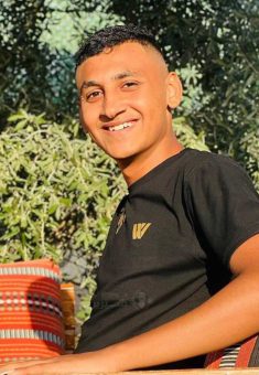 أحمد نبريسي. الصورة قدمتها العائلة مشكورة