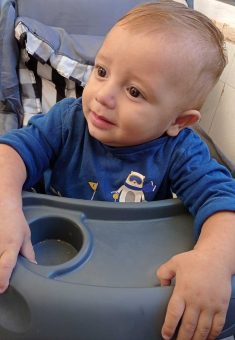 Ousamah al-Qreinawi, 9 months. Courtesy of Hanaa al-Qreinawi.