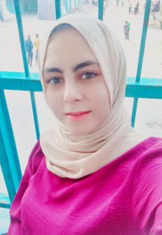 Nur a-Sultan, Almaza’s daughter, in the school that served as a displacement camp. Photo courtesy of a-Sultan 