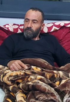 Mu’tasem ‘Odeh in hospital. Photo: Salma a-Deb’i, B’Tselem