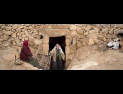 Residents of Khirbet al-Markez in Masafer Yatta. Photo by Oren Ziv, activestills