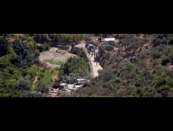 Scene of the incident. Photo by Mohamad Torokman, Reuters, 23 August 2019