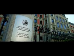 The United Nations Office of the High Commissioner for Human Rights, Geneva. Photo by Denis Balibouse, Reuters, 31 May 2019