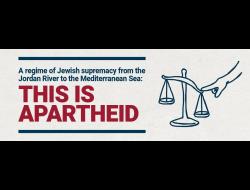 A regime of Jewish supremacy from the Jordan River to the Mediterranean Sea: This is apartheid