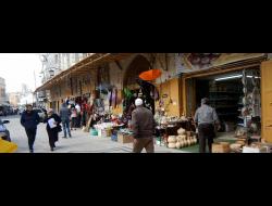 Old a-Shalala street. Beit Romano stands on the other side. Photo by Manal al-Ja’bari, B’Tselem, 3 Feb. 2022