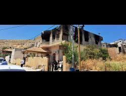 Damage caused to the Mer’eb family home. Photo by Abdulkarim Sadi, B’Tselem, 22 May 2022