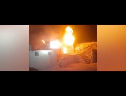 בית ששרפו מתנחלים בקהילת חי'רבת א-ספאיי א-תחתא בדרום הר חברון