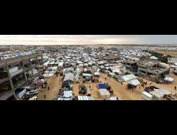 DIP camp in Rafah. Photo by Saleh Salem, Reuters, 28 Jan. 2024
