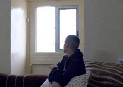 <br />
<br />
<br />
M.M. at his home. Photo by: Rima Essa, B'Tselem<br />
<br />
<br />
