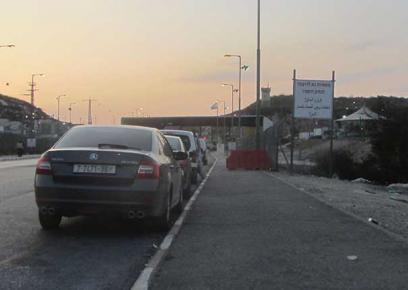 הכביש המוביל למחסום אל-כפריאת מכיוון טול-כרם. צילום: עבד אל-כרים סעדי, בצלם, 22.10.19