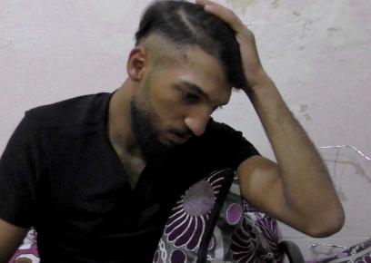 محمد نضال التلحمي بعد إطلاق سراحه. تصوير منال الجعبري، بتسيلم