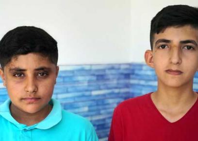 محمد ومصطفى عميرة. تصوير: إياد حداد، بتسيلم 19.9.21