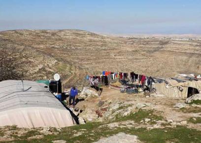 מתחם המגורים של משפחת שלאלדה באל-קאנוב. צילום: מנאל אל-ג'עברי, בצלם, 13.2.22