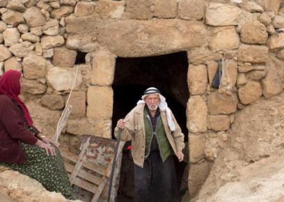 Residents of Khirbet al-Markez in Masafer Yatta. Photo by Oren Ziv, activestills